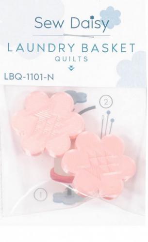 Laundry Basket Sew Daisy Pink